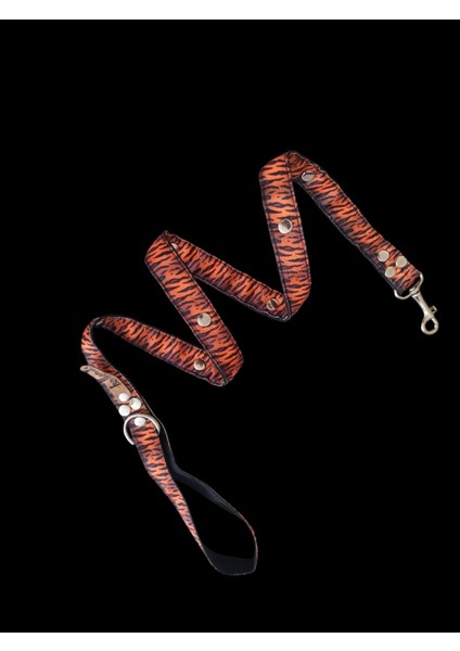 Köpek Gezdirme Tasması 0rta Irk Çift Kat Kolon Genişlik:2,5cm uzunluk:120cm Dog Leash B4-4