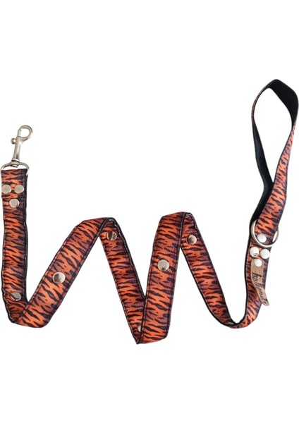 Köpek Gezdirme Tasması 0rta Irk Çift Kat Kolon Genişlik:2,5cm uzunluk:120cm Dog Leash B4-4