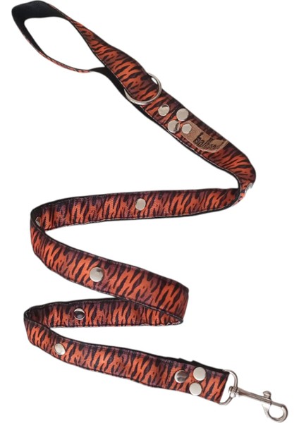 Köpek Gezdirme Tasması 0rta Irk Çift Kat Kolon Genişlik:2,5cm uzunluk:120cm Dog Leash B4-4
