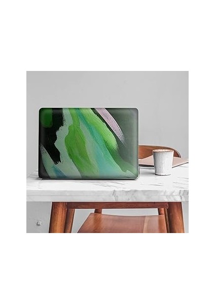 Arti̇kel Yeşil Siyah Soyut Resim Notebook Sticker