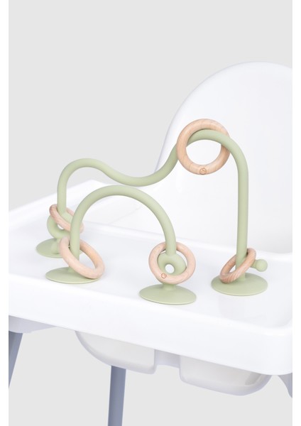 Silikon Eğitici Mama Sandalyesi Oyuncağı Yeşil fiyatları