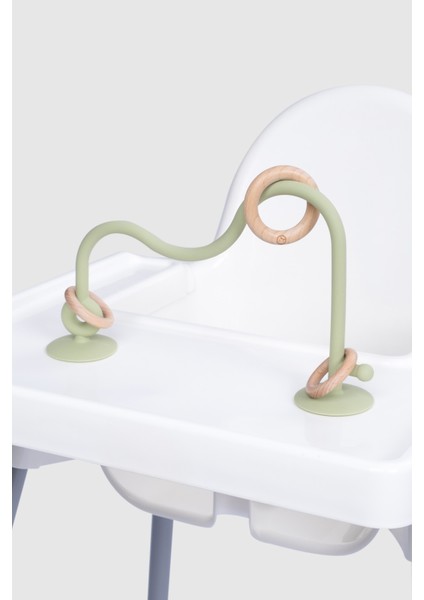 Silikon Eğitici Mama Sandalyesi Oyuncağı Yeşil modelleri