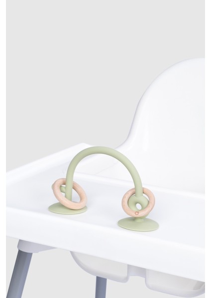 Silikon Eğitici Mama Sandalyesi Oyuncağı Yeşil indirimleri