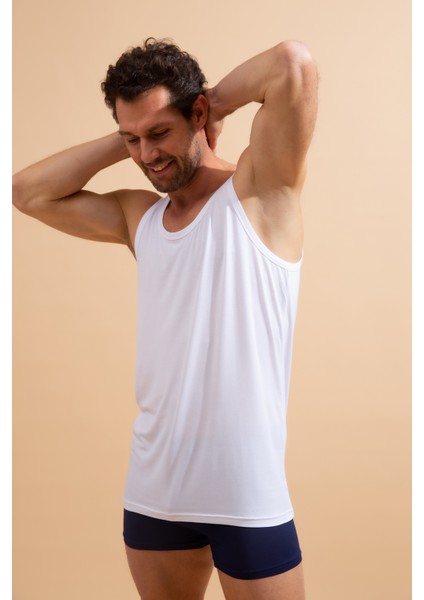 Erkek Basic Ince Askılı Modal Atlet