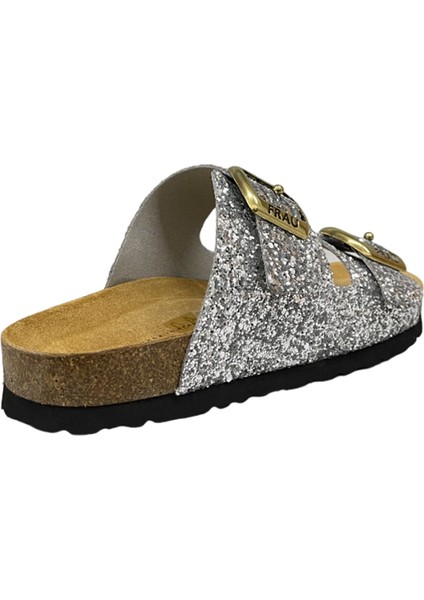 Kadın Terlik 58V8 Frau Glıtter-S Argento modelleri