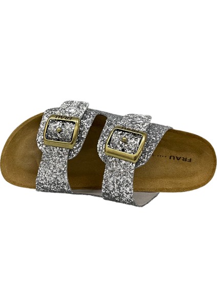 Kadın Terlik 58V8 Frau Glıtter-S Argento fırsatları