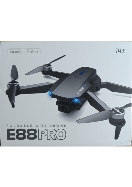 E88 Pro Katlanabilir Drone – Geniş Açılı Hd Kamera, Wi-Fi Fpv, Taşıma Çantalı, Tek Tuş Kalkış fiyatları