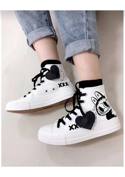 Sevimli Bilek Labo Baskılı Spor Ayakkabı