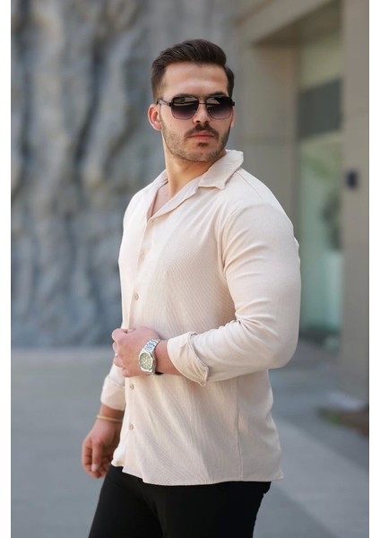 Erkek Kadife Dokulu Uzun Kollu Gömlek fiyatları