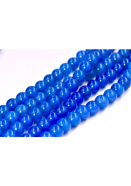 Mavi Akik Taşı Dizi 12MM