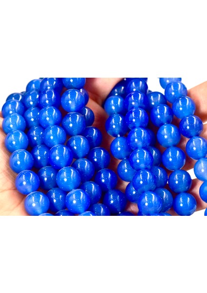 Mavi Akik Taşı Dizi 12MM fiyatları