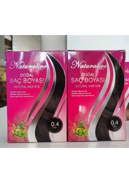 Siyah Saç Boyası 2li Set