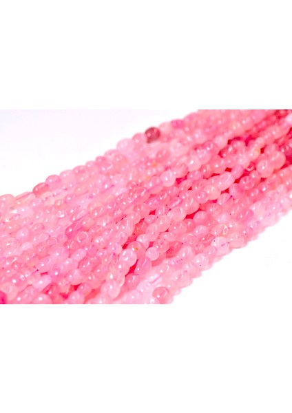 Pembe Kuvars Dizi Amorf Kesim