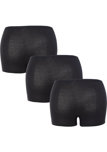 Kadın Boxer 3'lü Paket Essential 1571 - Siyah fiyatları
