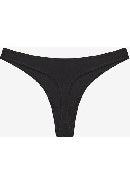 New Basic Çok Renkli 3lü Pamuklu Tanga Külot