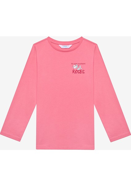 Kız Çocuk Rose 2li Çok Renkli Pijama Takımı