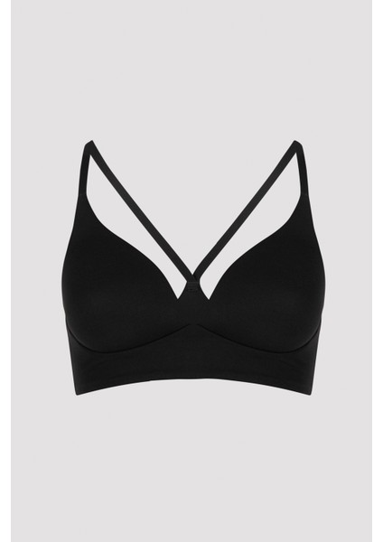 #hiççamaşırı Siyah Balensiz Süper Bralet