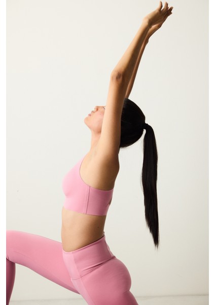 #izbırakmaz Gül Pembesi Orta Destek Zero Feel Bra Spor Sütyeni