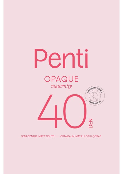 Hamile 40 Külotlu Çorap-Pentilicious