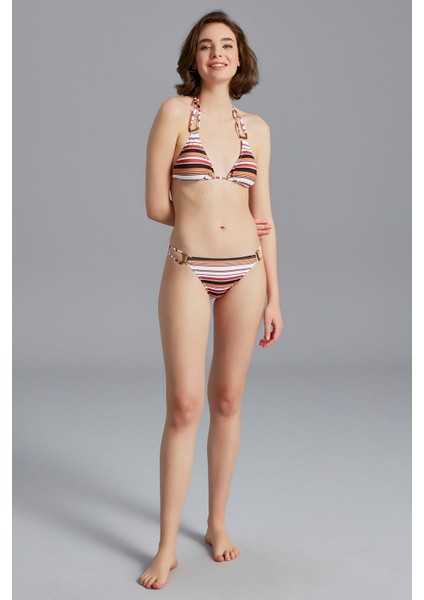 Çizgili Arizona Üçgen Bikini Üstü modelleri