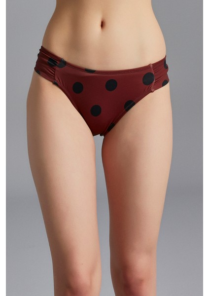 Çikolata Polka Hipkini Bikini Altı
