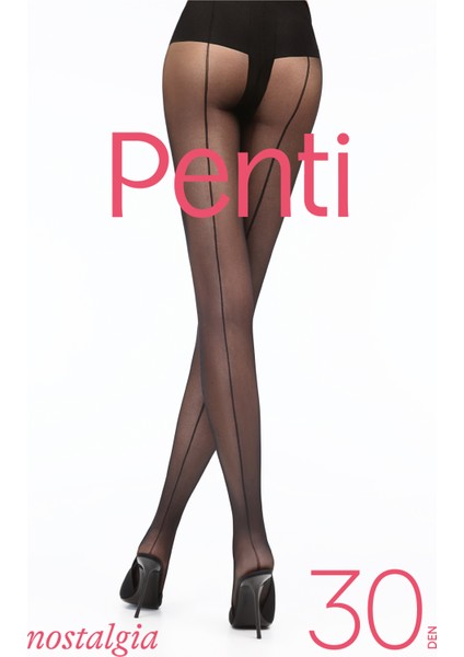 Nostalgia Siyah Külotlu Çorap fırsatları