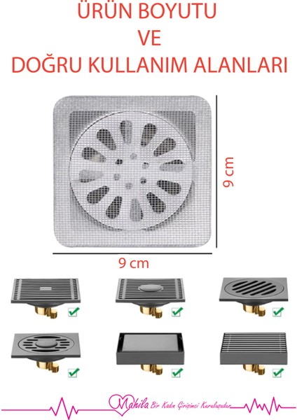 5 Adet Kullan & At Gider Süzgeci, Gider Yapışkanı, Sineklik Tamir, Lavabo Süzgeci, Banyo Süzgeci fiyatları