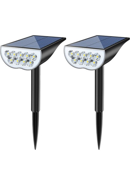 Neovista Solar Güneş Enerjili Kazık Bahçe Aydınlatma Lambası 9 LED Beyaz Işık Güneş Paneli ile Otomatik Şarj fiyatları