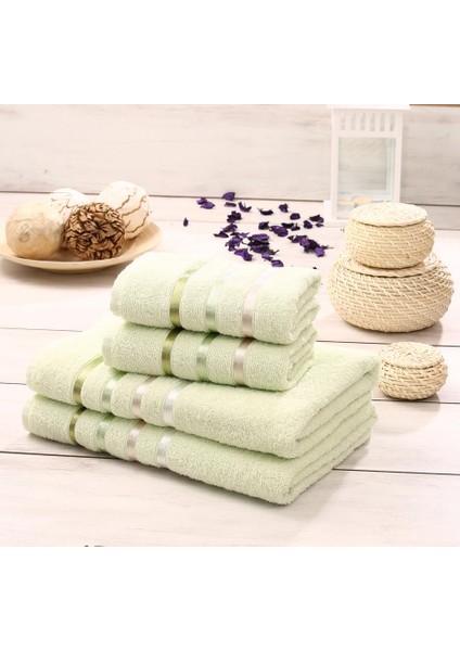 Bale 4’lü Pamuklu Havlu Seti Geniş Renk Seçenekleri 70X140 fırsatları