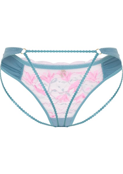 Blume Turkuaz Saten Dantel Detaylı String fiyatları