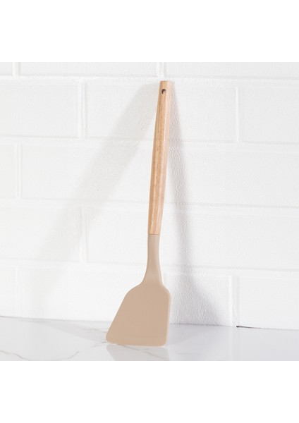 3167 Bambu Silikon 4 Parça Servis Takımı Seti Cappuccino