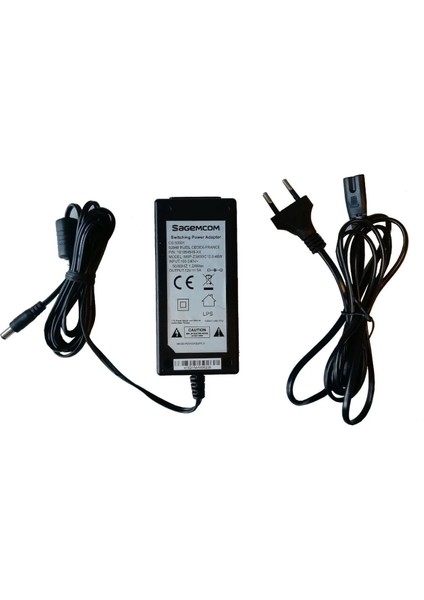 Adaptör 12V 5A 5.5x2.5mm Masa Tip Sagemcom