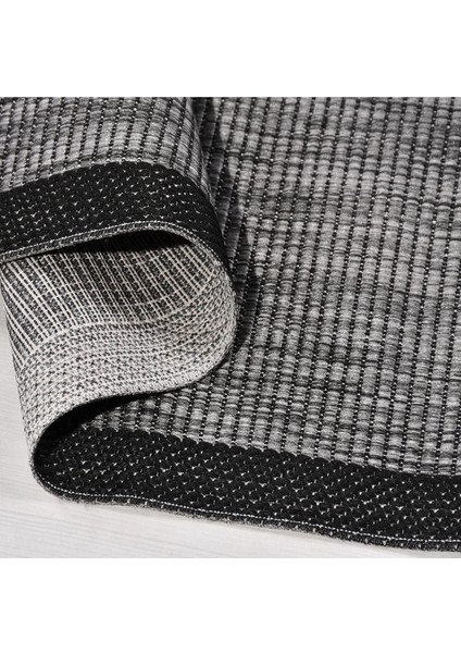 Sisal Halı Asia AS01 Gri Siyah Kolay Temizlenir Jüt Halı Hav Toz Vermez Modern Halı Antiialerjik fiyatları
