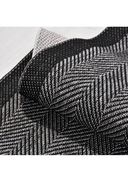Sisal Halı Asia AS06 Gri Siyah Kolay Temizlenir Jüt Halı Hav Toz Vermez Modern Halı Antiialerjik fırsatları