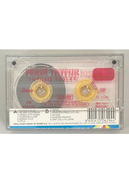Ferdi Tayfur Yuvasız Kuşlar Kaset (Orijinal Dönem Baskı Kaset)