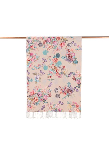 Vizon Yalı Bahçesi Desenli Ipek Şal fiyatları