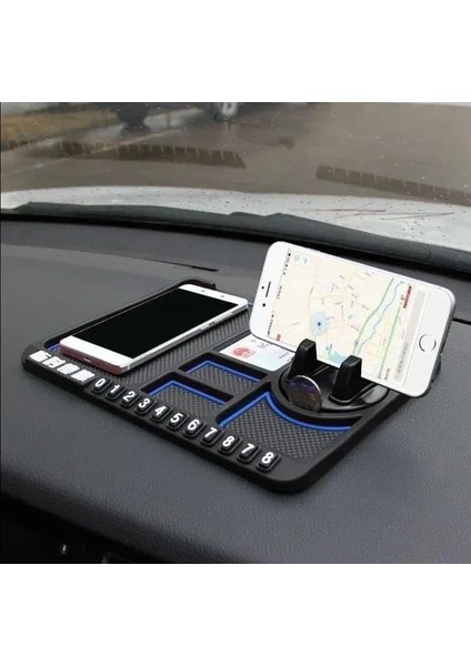 Torpido Üstü Numaratörlü Telefon Tutucu Kaydırmaz Mat Araba Için Kaymaz Telefon Pedi, Çok Işlevli Araba Kaymaz Gösterge Paneli Matı, Evrensel 360° Dönebilen Cep Telefonu Tutucu modelleri