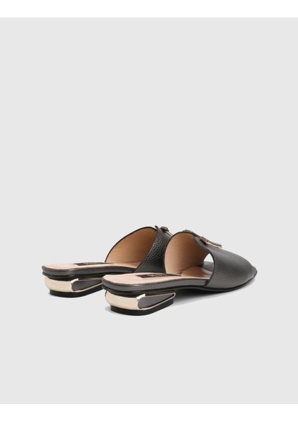 Egeria Floter Deri Gri Kadın Terlik fırsatları