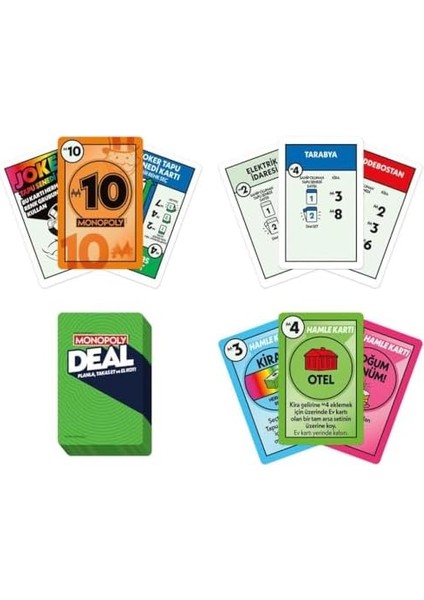 Gaming Monopoly Deal Kart Oyunu - Türkçe Versiyon fiyatları