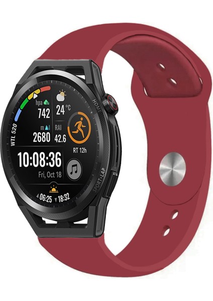 Huawei Watch Gt Runner Akıllı Saat Uyumlu Yumuşak Dokulu Silikon Kordon Kayış