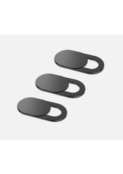 Web Kamerası Kapağı, Webcam Cover, Notebook, Laptop, Macbook, Telefon, Tablet Için Kamera Kapatıcı, Gizleyici Siyah (3 Adet) fiyatları