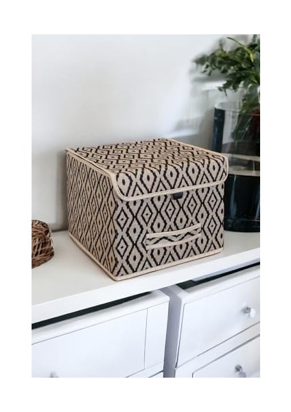 Kapısı Bohe Kapaklı Kutu Raf Organizer Düzenleyici Sepet Mini (1 Adet) fiyatları