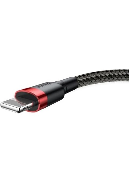 Cafule 1.5 A Lightning 2 Metre Şarj Kablosu CALKLF-C19 - Siyah