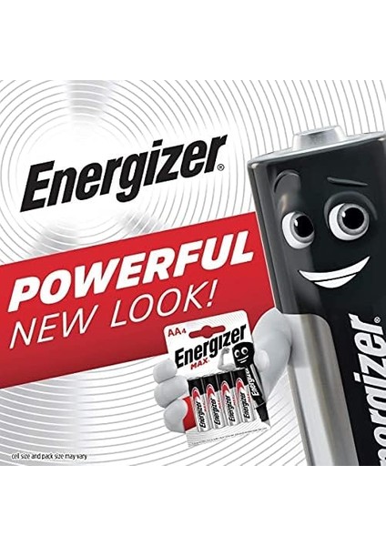 A23/E23A Alkaline 2&apos;li Pil, Krom/siyah/kırmızı
