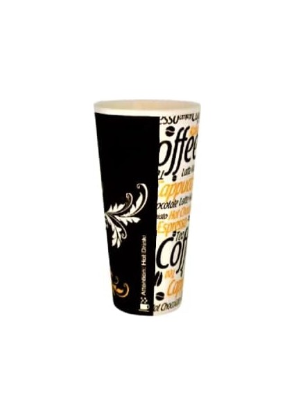 Cup - [ Aygün Cup ] 12 Oz Karton Bardak - 300 ml - 160 Adet Kaliteli Otomat Bardağı, Sızdırmaz, El Yakmaz - Beyaz (Latte, Cappuchino))