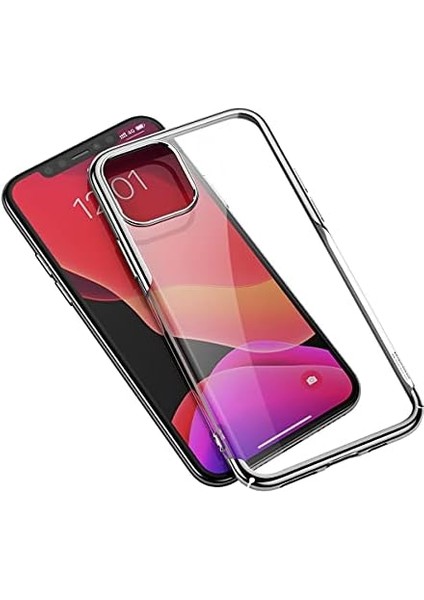 Glitter, Iphone 11 Pro Max Cep Telefonu Kılıfı, Şeffaf/transparan, Gümüş