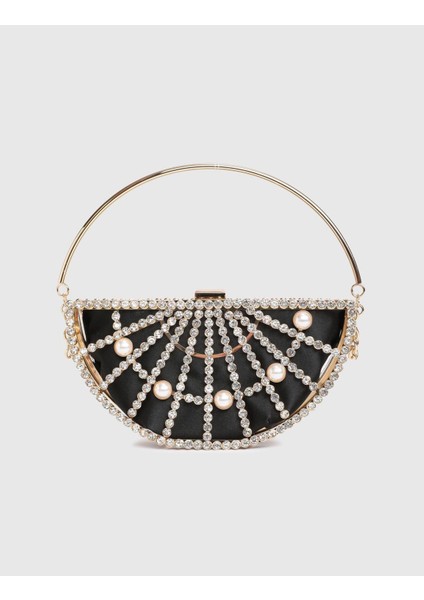 Harju Siyah Taşlı Kadın Portföy Çanta modelleri