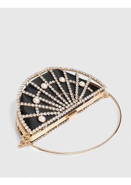 Harju Siyah Taşlı Kadın Portföy Çanta fırsatları