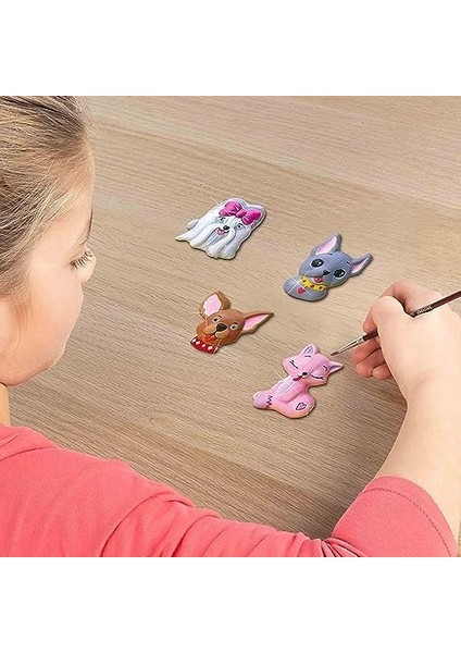 Creative Kalıba Dök ve Boya - Kediler ve Köpek