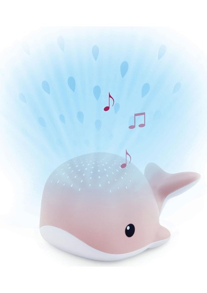 Kids Wally Projektörlü Müzikli Gece Lambası Pembe